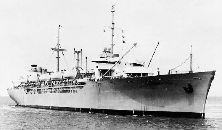 1952 Transatlantic & Trans-Mediterranean Crossing - USNS General H. F. Hodges (T-AP-144)